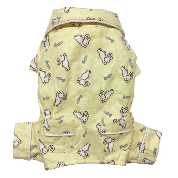 Petpath Puppy Hopping Bunny Flannel Pajamas Extra Small PE780470